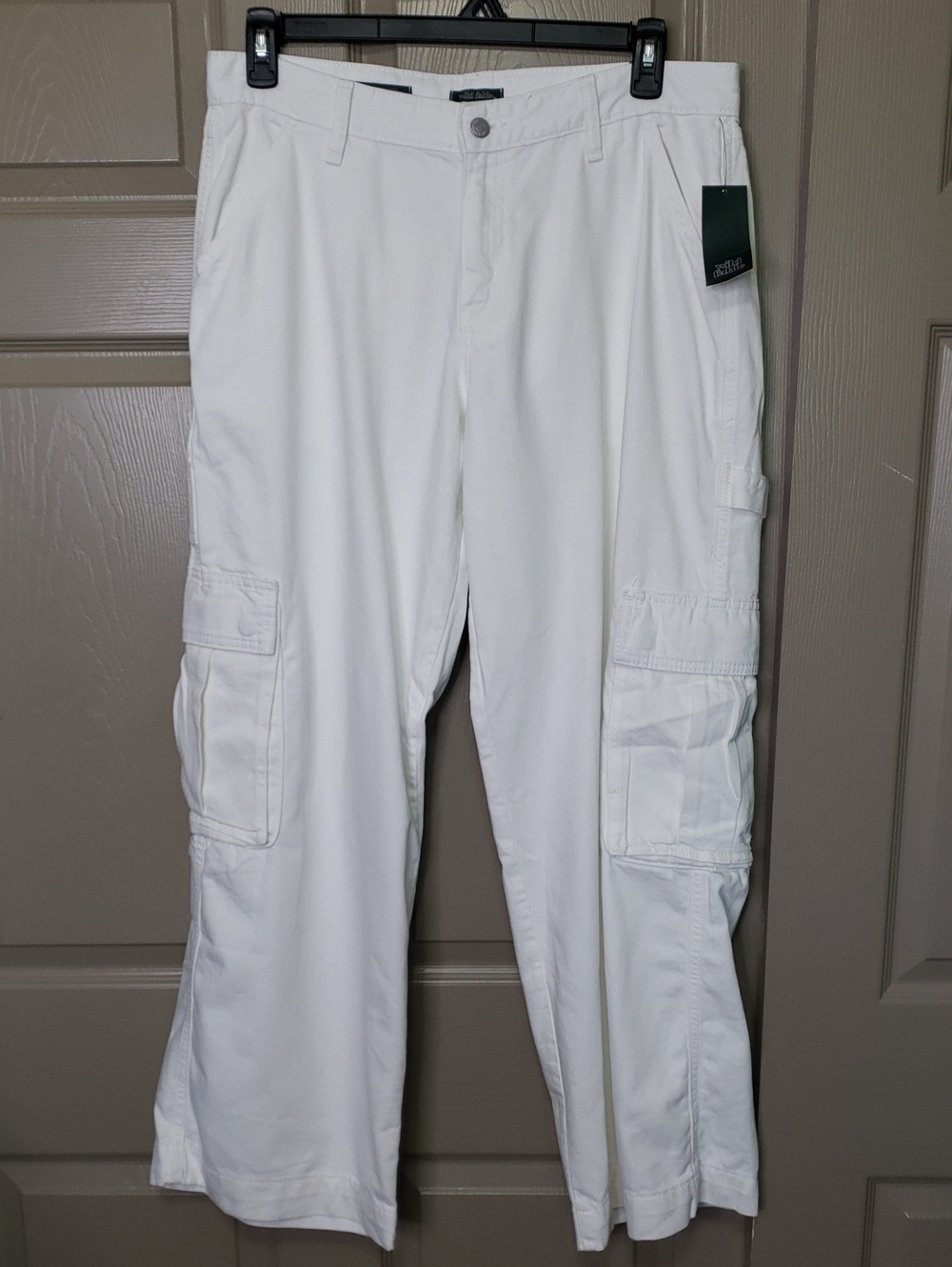 Wild Fable NWT White Rigid Mid Rise Cargo Pants